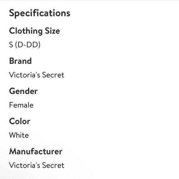 White Victoria's Secret PINK Eyelash Lace High Neck Push Up Bralette Sz Medium - Picture 4 of 15